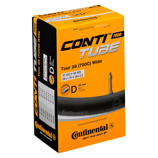 Tube Continental 28", 54/62-584/622, dunlop 40 mm