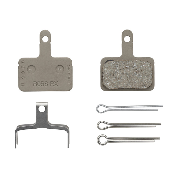 Shimano B05S-RX Disc Brake Pad and Spring - Resin Compound, Stainless Steel